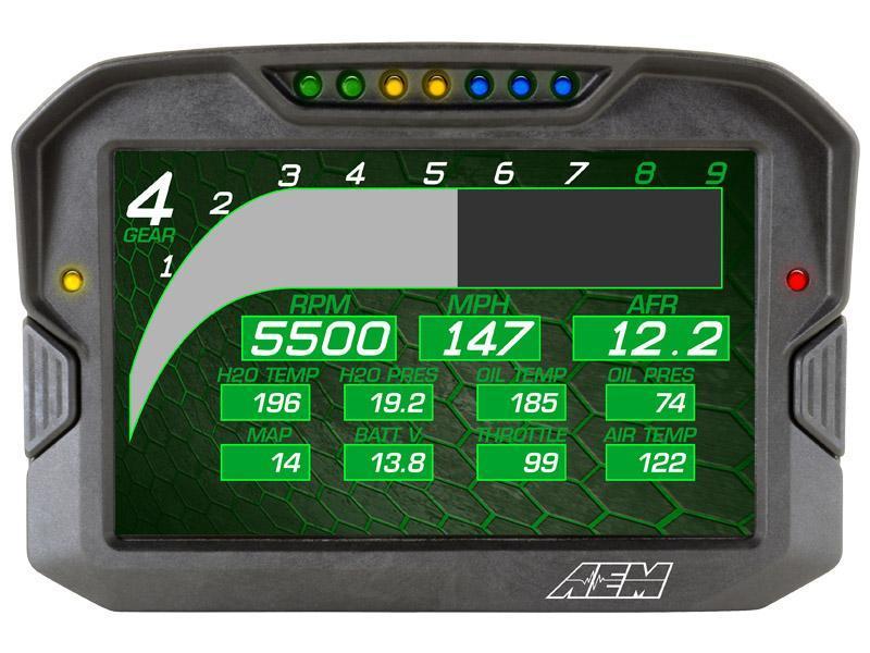 AEM Electronics CD-7LG Carbon Logging Display w/ GPS - Image 11