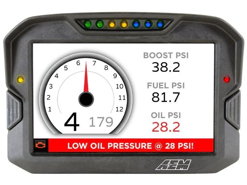 AEM Electronics CD-7LG Carbon Logging Display w/ GPS - Image 6