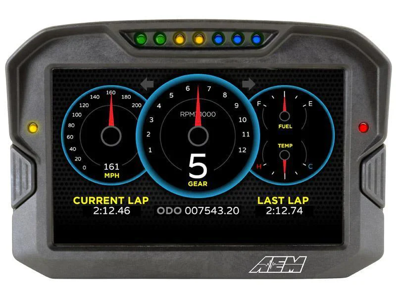 AEM Electronics CD-7LG Carbon Logging Display w/ GPS - Image 8