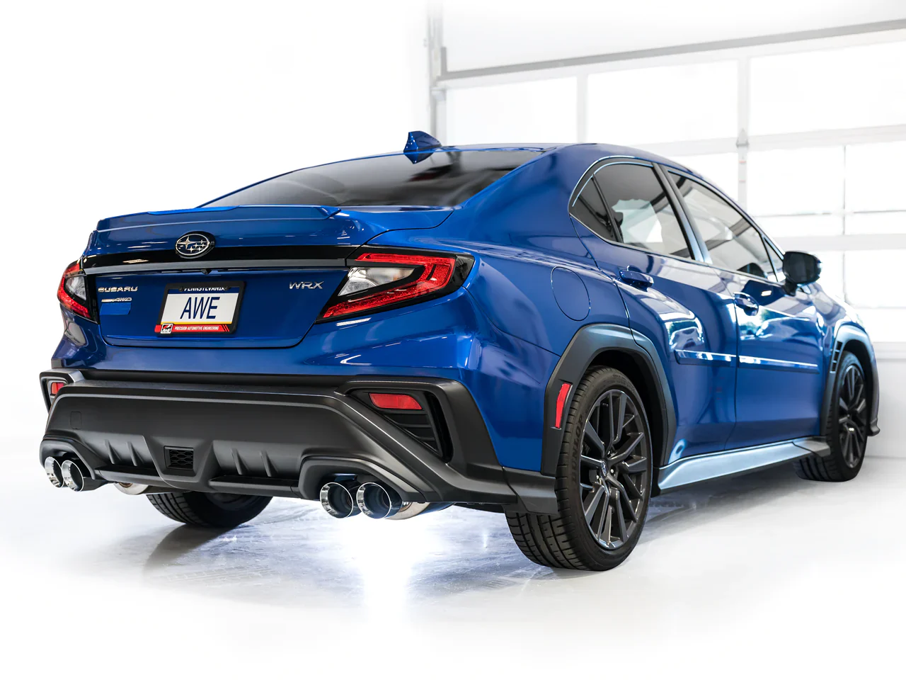 AWE Track Edition Catback Exhaust w/ Chrome Silver Tips 2022-2026 WRX - Image 7