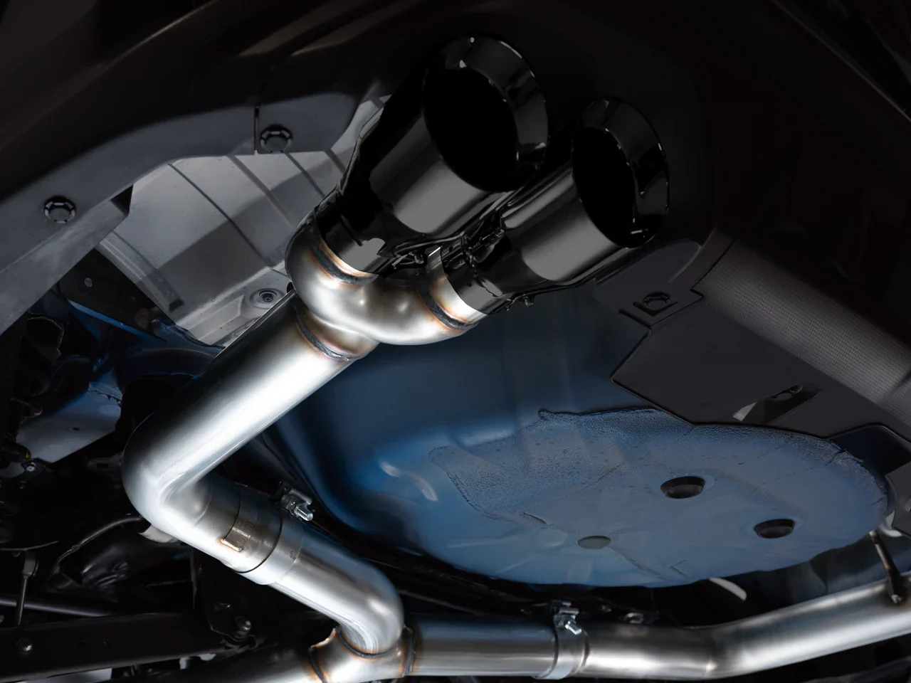 AWE Track Edition Catback Exhaust w/ Diamond Black Tips 2022-2026 WRX - Image 13