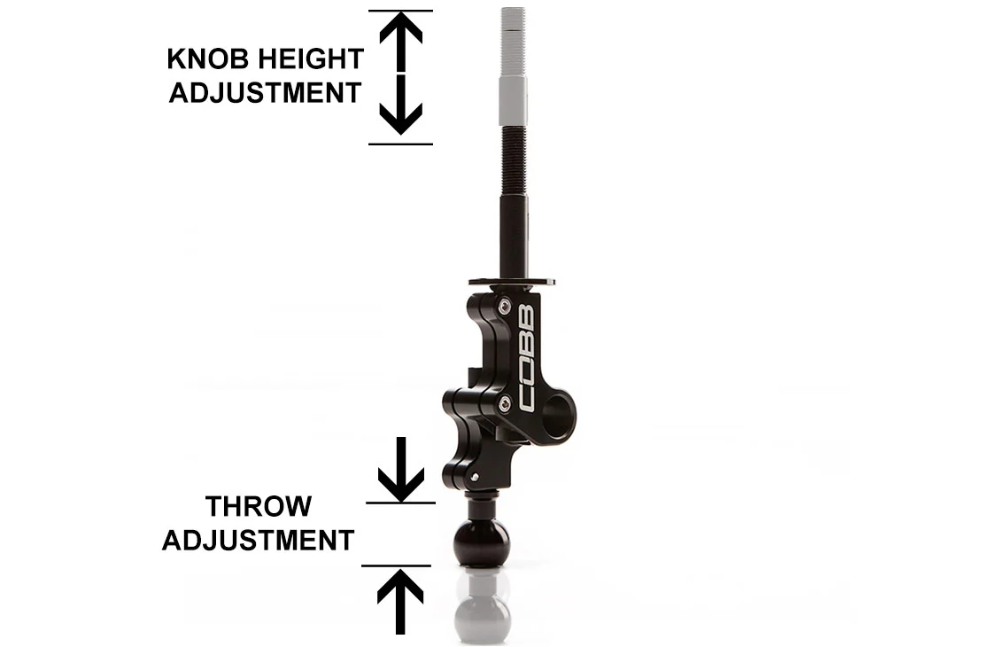 COBB Tuning 6-Speed Double Adjustable Short Throw Shifter 2004-2021 STI - Image 5