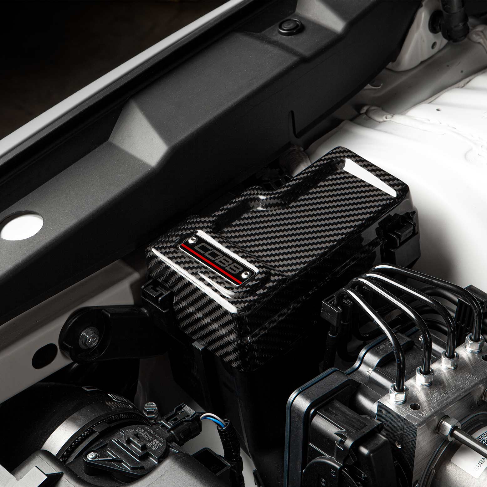 COBB Tuning Passenger Side Redline Carbon Fiber Fuse Cover 2022-2026 WRX - Image 7