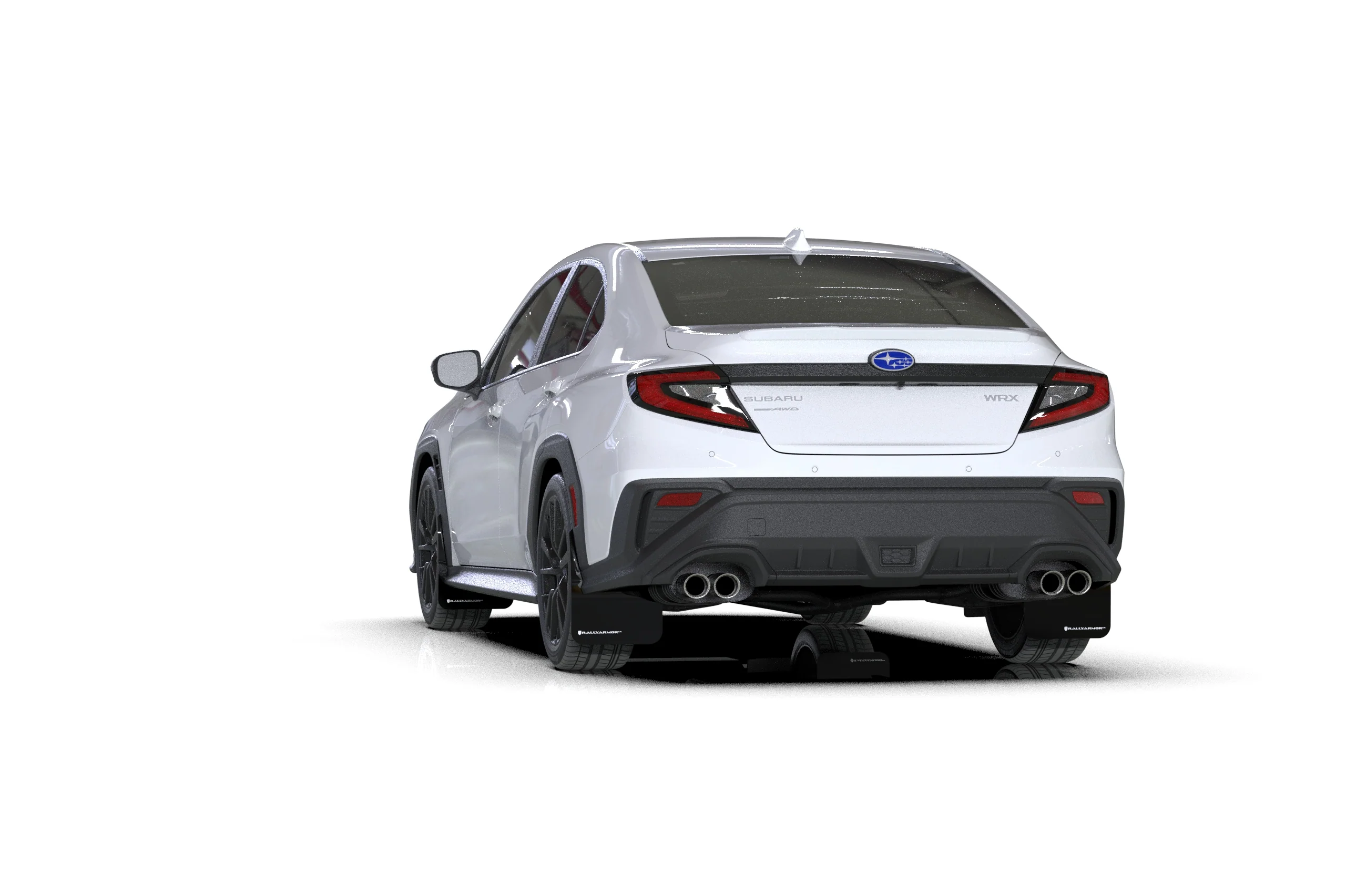 Rally Armor Black UR Mud Flap Dark Grey Logo 2022+ WRX - Image 3