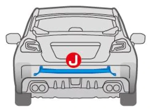 Cusco Rear End Brace 2015-2021 WRX/STI - Image 3