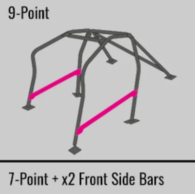 Cusco Gloss Black Roll Cage 2015-2021 WRX/STI - Image 12