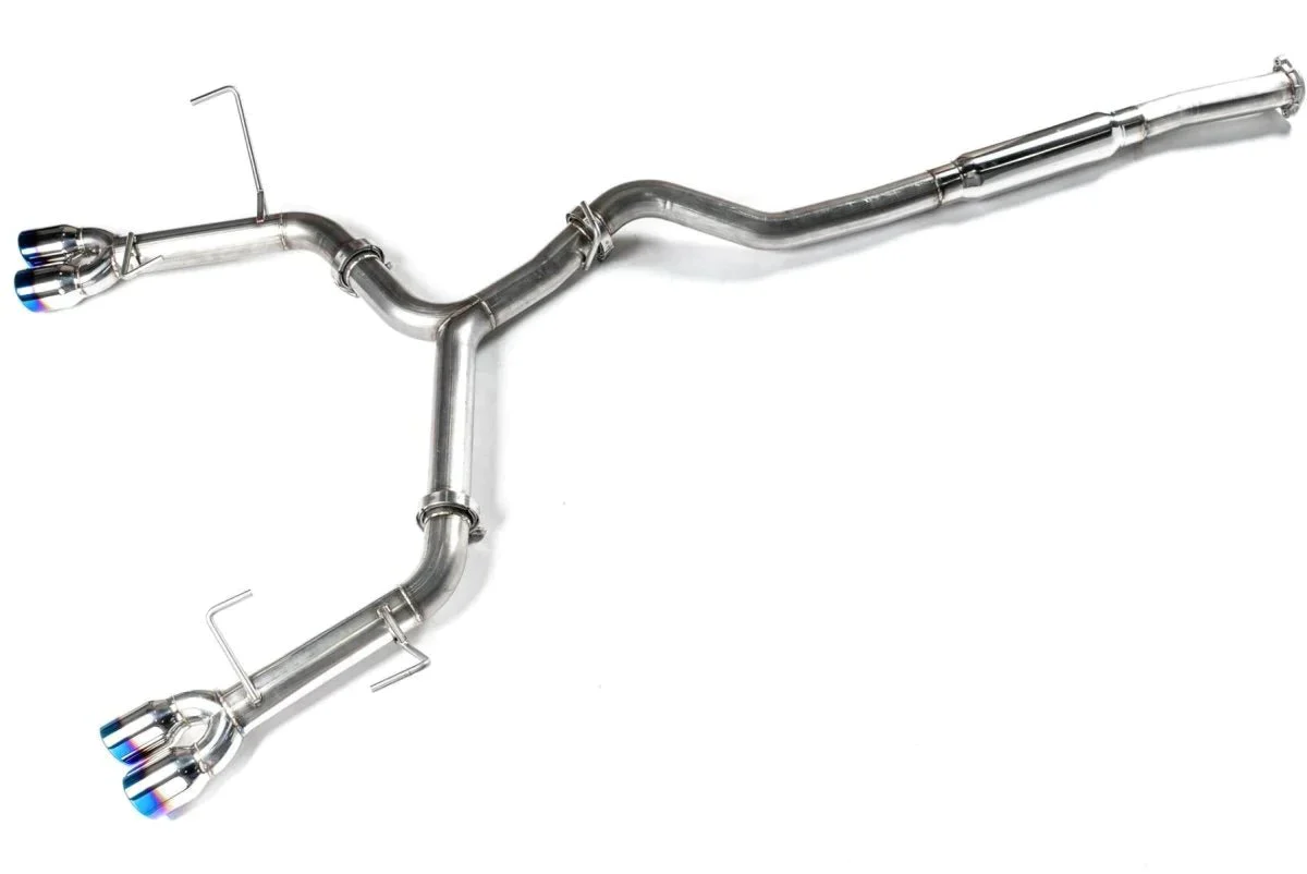 ETS Extreme Catback Resonated Burnt Tips 2022+ WRX