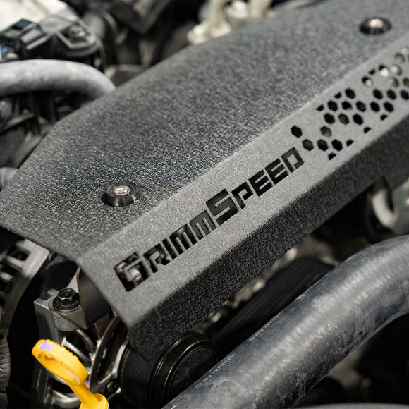 GrimmSpeed Black Pulley Cover 2022+ WRX - Image 3