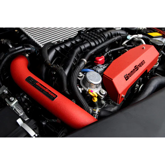 GrimmSpeed Red Charge Pipe Kit 2015-2021 WRX - Image 3