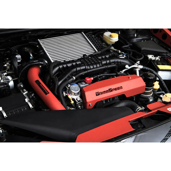 GrimmSpeed Red Charge Pipe Kit 2015-2021 WRX - Image 4