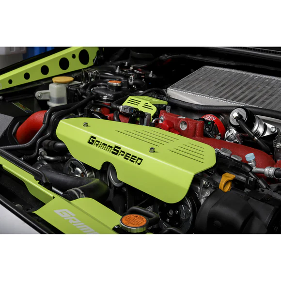 GrimmSpeed Neon Green Electronic Boost Control Cover 2008-2021 STI - Image 4