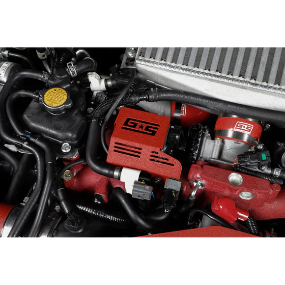 GrimmSpeed Red Electronic Boost Control Cover 2008-2021 STI - Image 3