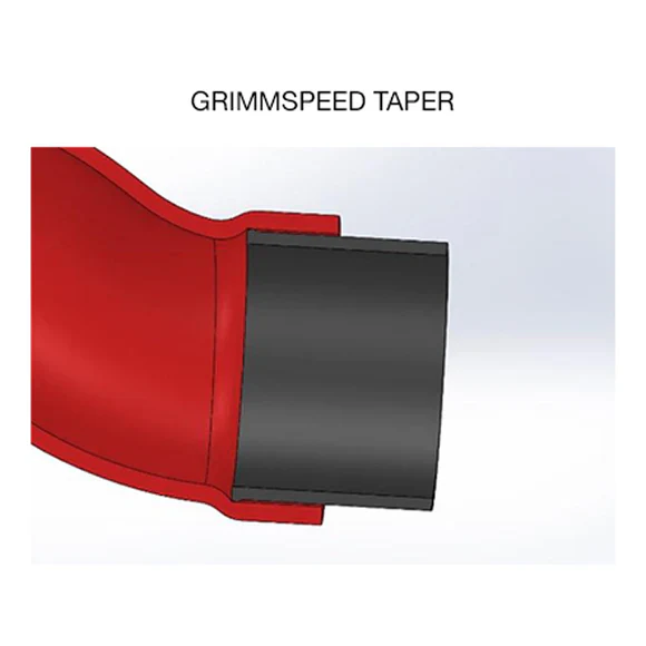 GrimmSpeed Red Post-MAF Hose Kit 2015-2021 WRX - Image 8
