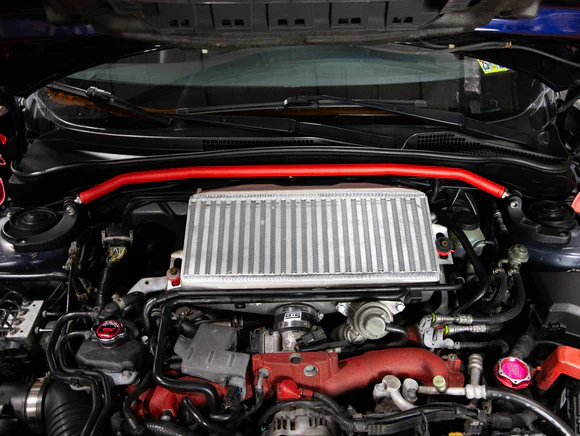 GrimmSpeed Red Strut Bar 2008-2014 WRX / 2008-2014 STI - Image 2