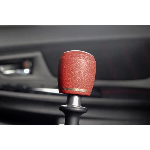 Grimmspeed Red Stubby Shift Knob 2002+ WRX / 2004-2021 STI - Image 2
