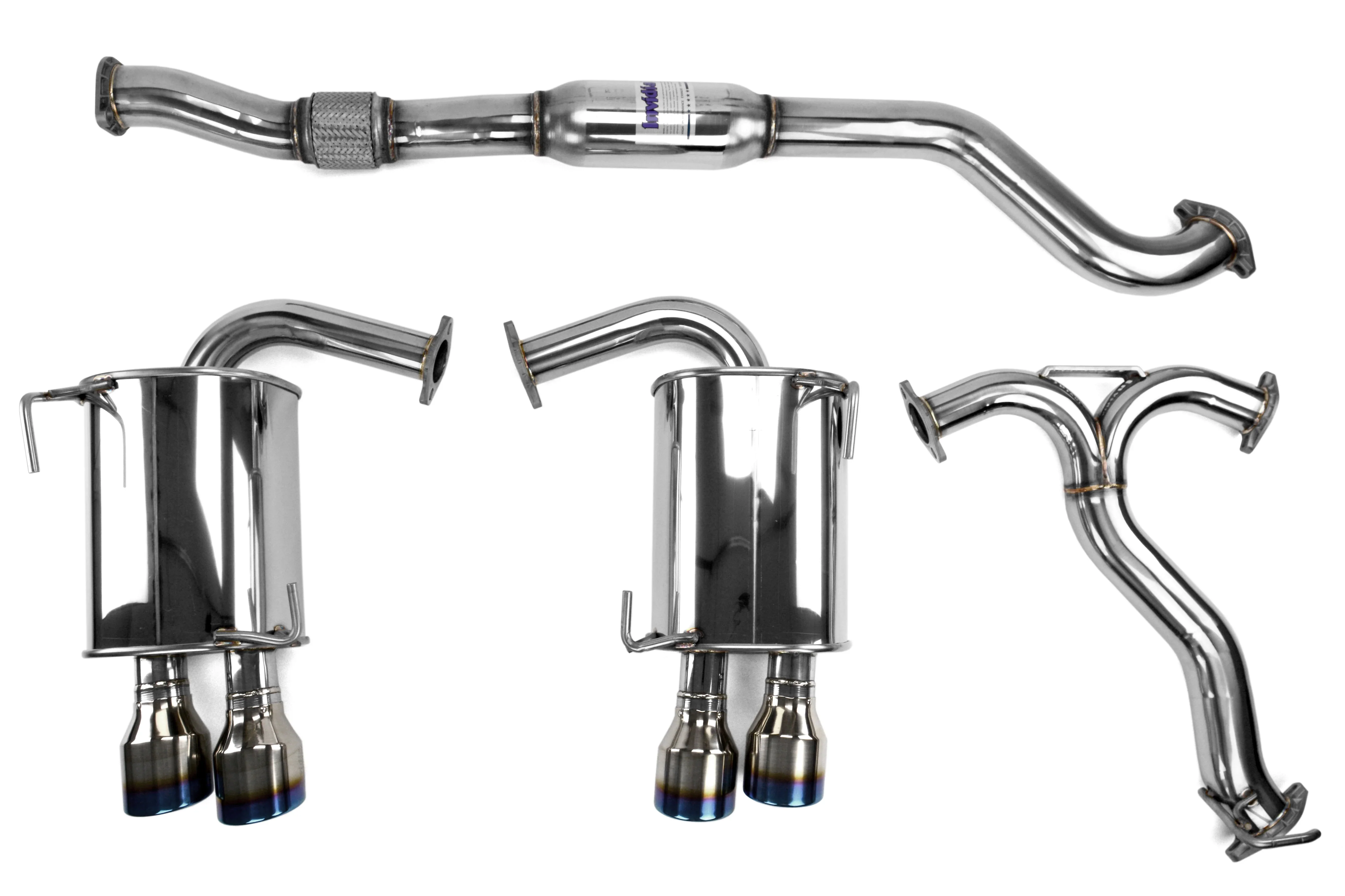 Invidia Q300 Titanium Tip Catback Exhaust 2015-2021 WRX / 2015-2021 STI - Image 5