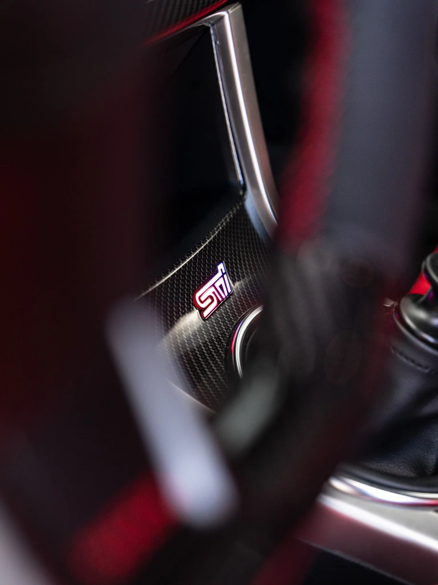 Lit Logos RGB STI Shifter Trim Badge 2008-2021 STI - Image 9