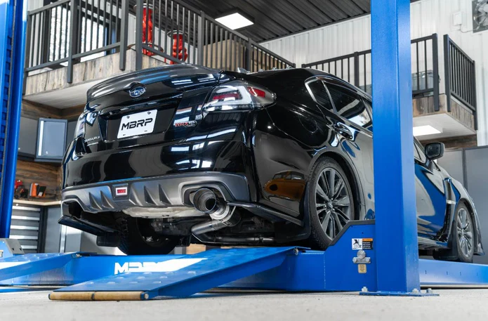 MBRP Armor Pro Series Single Exit Catback w/ Burnt Tip 2011-2021 WRX/STI - Image 4