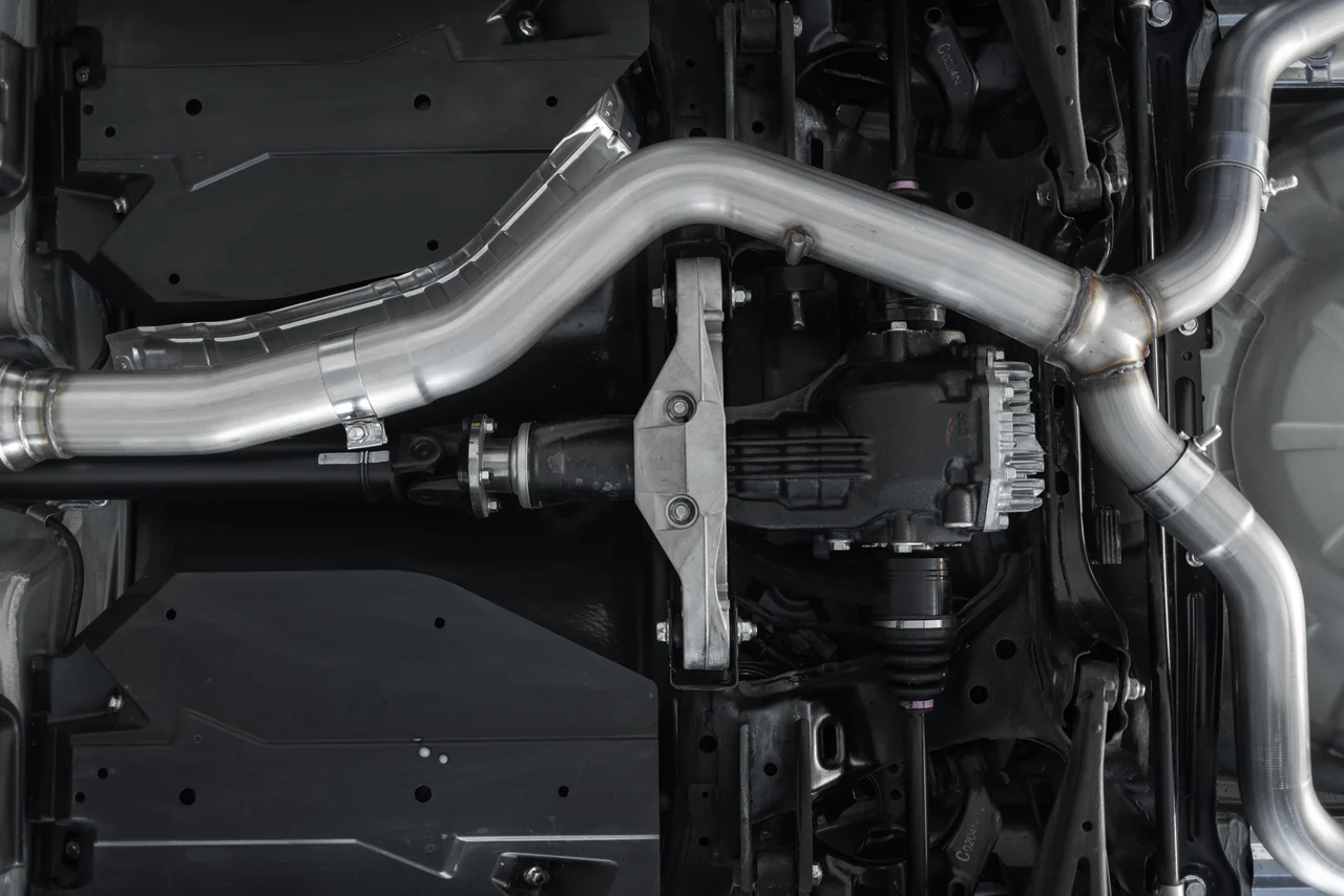 MBRP Race 3" Carbon Fiber Quad Tip Catback Exhaust 2015-2021 WRX/STI - Image 3