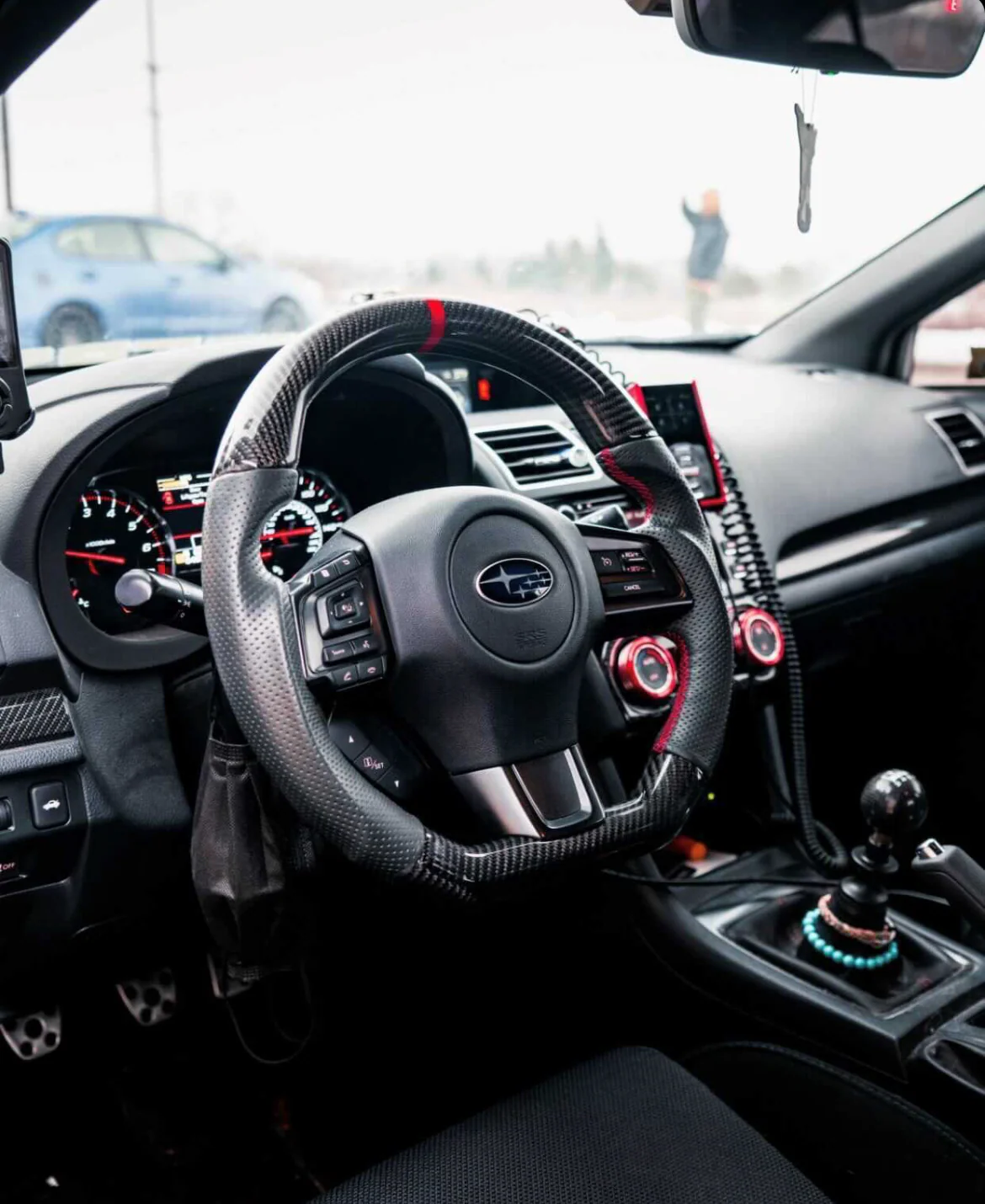 MSP Carbon Fiber Steering Wheel 2015-2021 WRX / 2015-2021 STI - Image 3