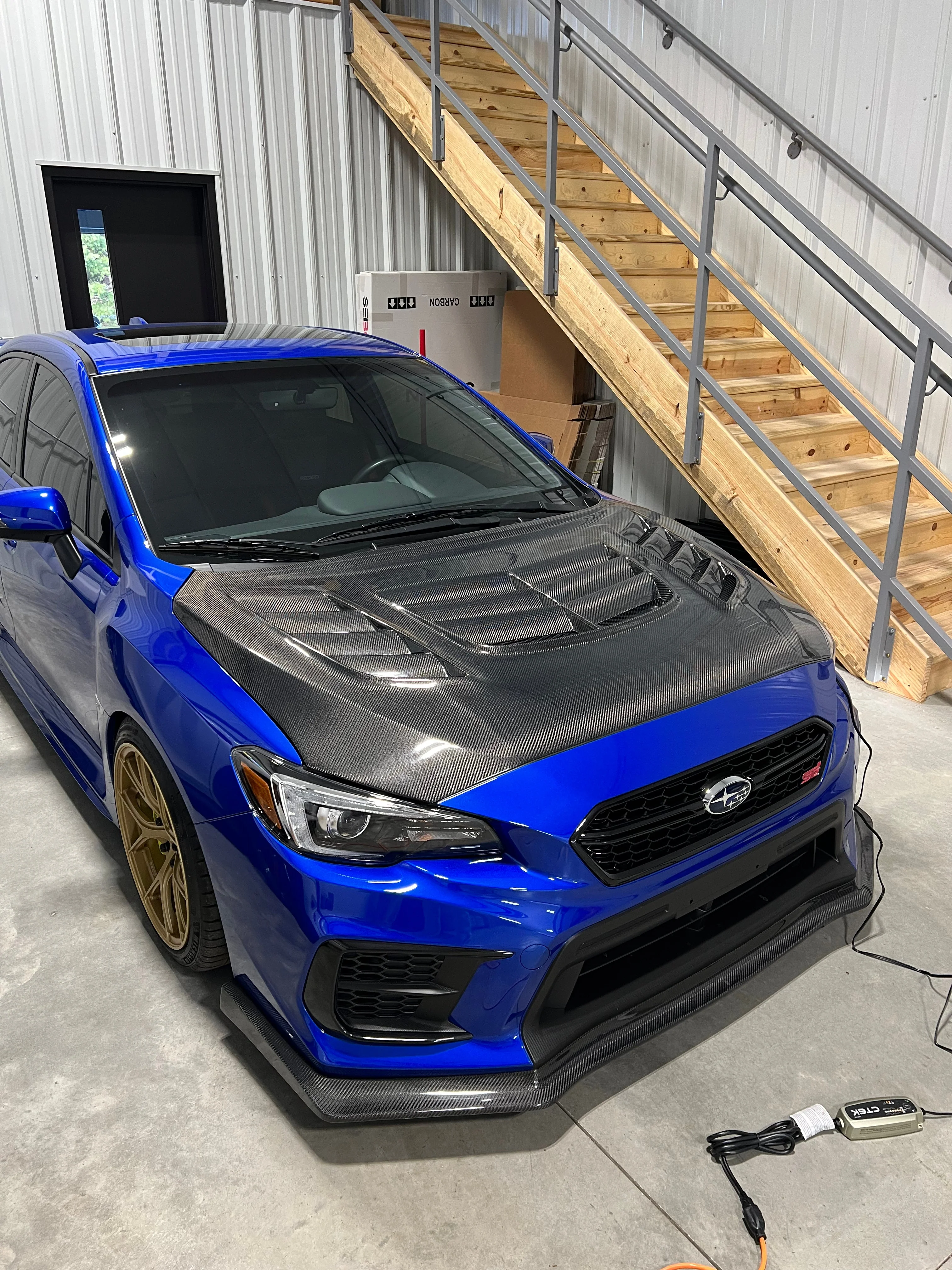 MSP Double Sided Circuit Style Carbon Fiber Hood 2015-2021 WRX / 2015-2021 STI - Image 6