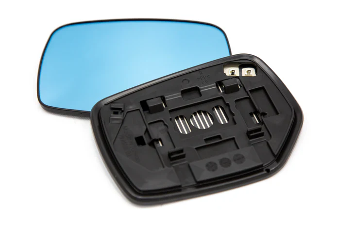 OLM Blue Wide Angle Convex Mirrors w/ Defrosters 2015-2021 WRX/STI - Image 4