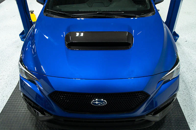 OLM LE Carbon Fiber Hood Scoop Cover 2022-2026 WRX - Image 5