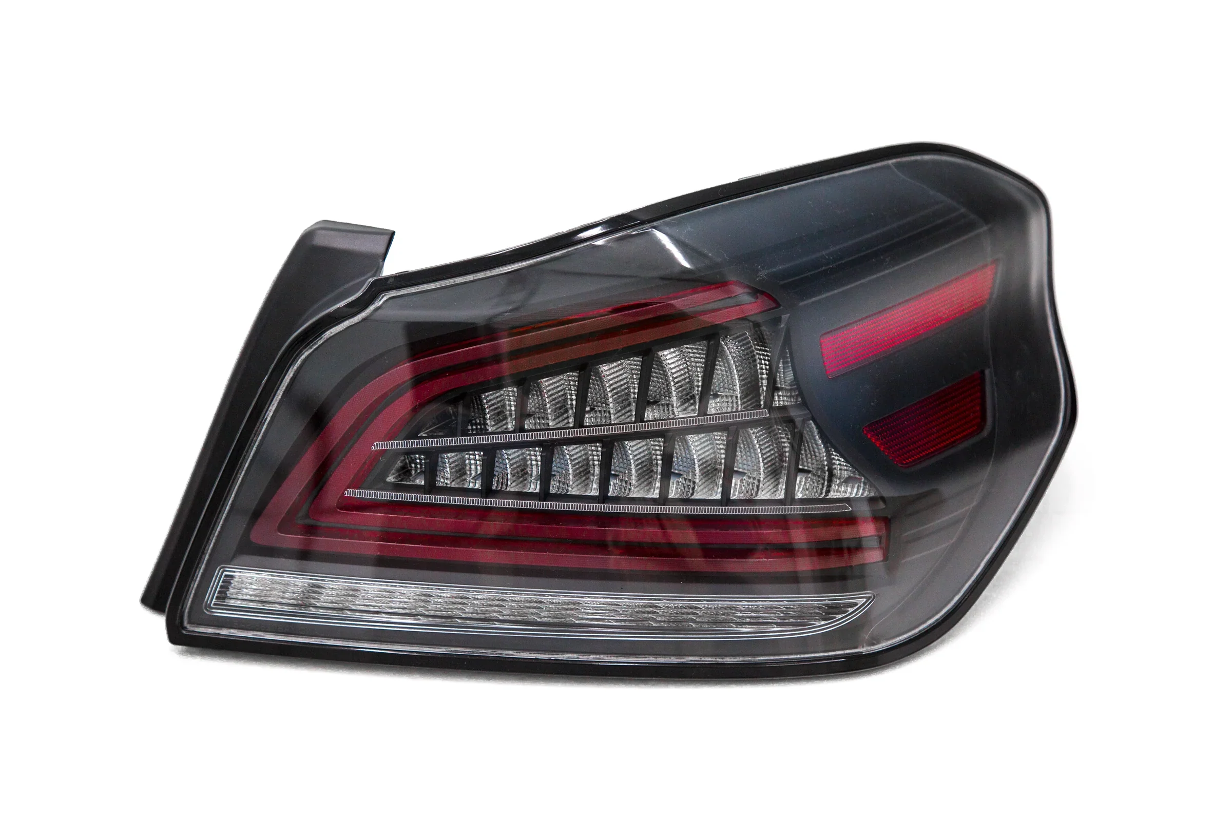 OLM Spec CR Sequential LED Tail Lights Clear Lens 2015-2021 WRX/STI - Image 3