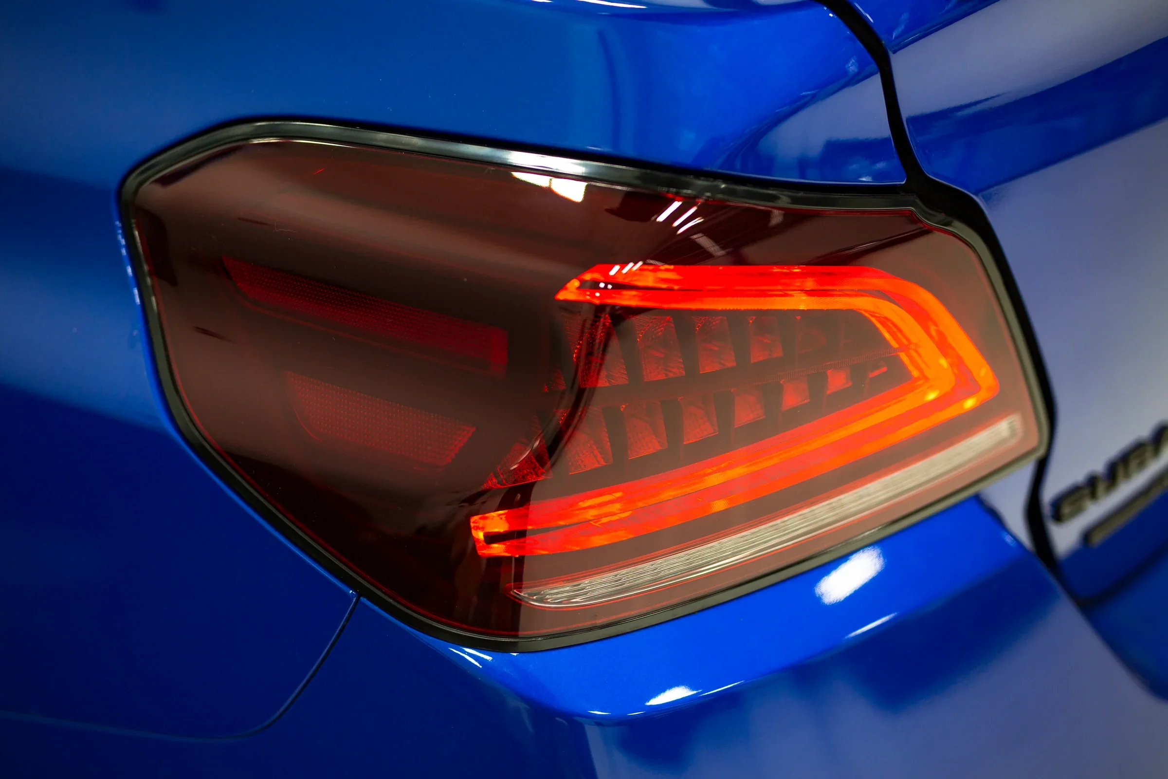 OLM Spec CR Sequential LED Tail Lights Red Lens 2015-2021 WRX/STI - Image 6