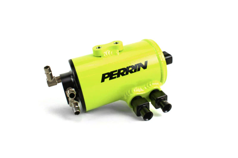 Perrin Neon Yellow Air Oil Separator 2015-2021 WRX - Image 3