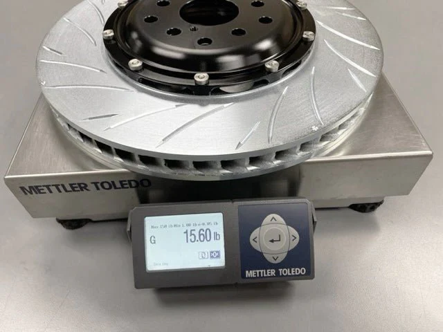 Rotora Super Challenge Slotted 2 Piece Front Rotor Pair 2018-2021 STI - Image 6