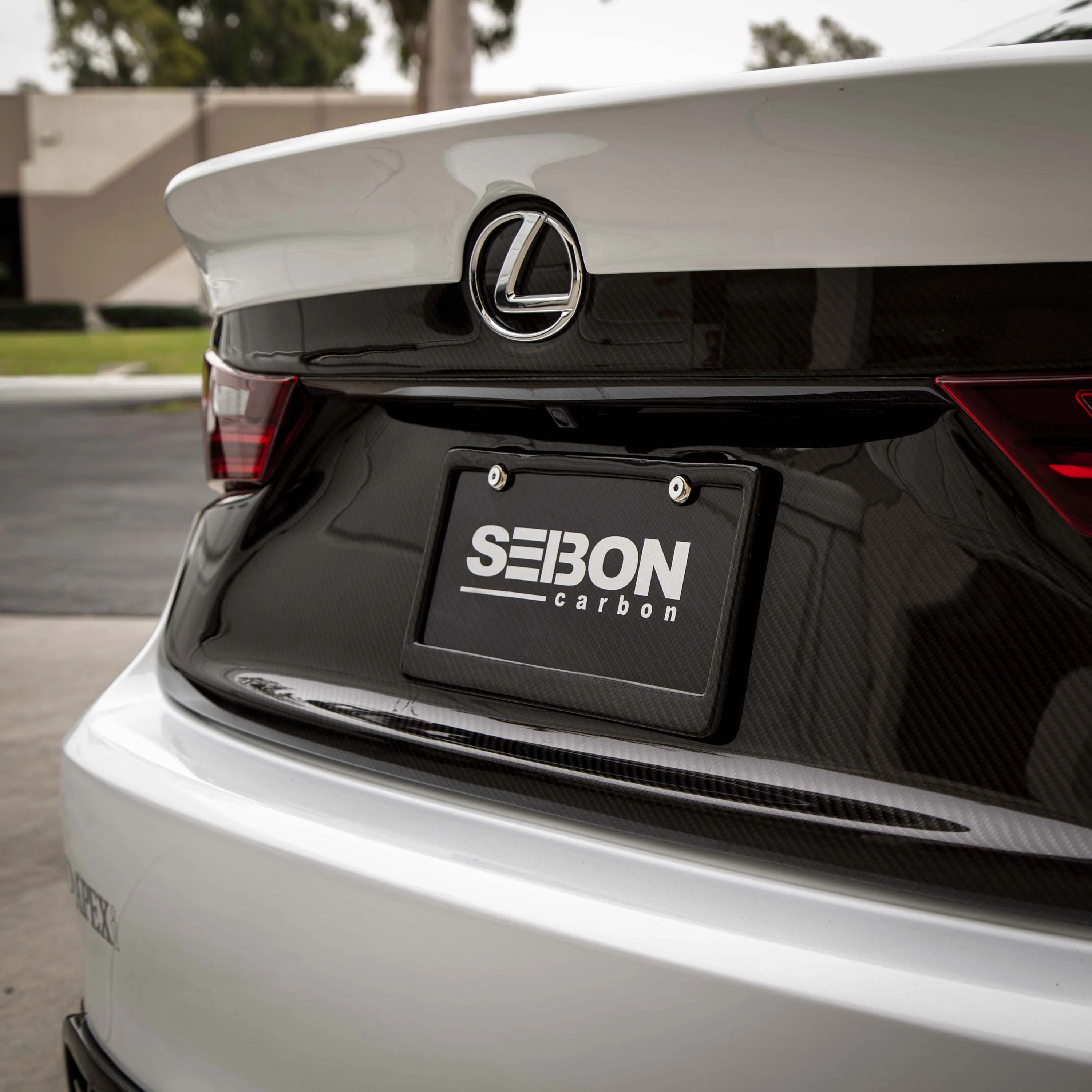 Seibon Carbon Fiber License Plate Frame - Image 3