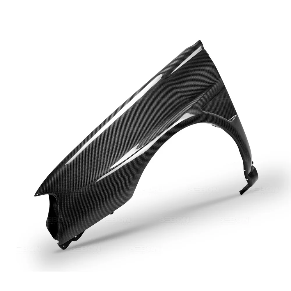 Seibon Carbon Fiber Wide Fenders 2004-2005 Impreza/WRX/STI Sedan - Image 3