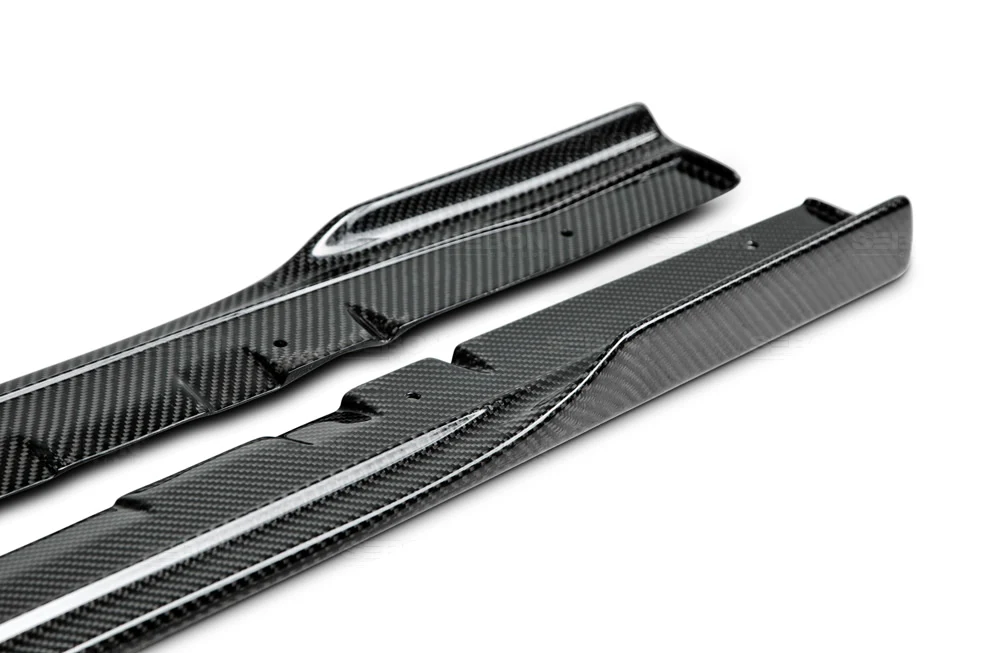 Seibon MB Style Carbon Fiber Side Skirts 2015-2021 WRX/STI - Image 4