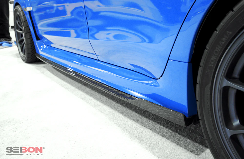Seibon MB Style Carbon Fiber Side Skirts 2015-2021 WRX/STI - Image 6