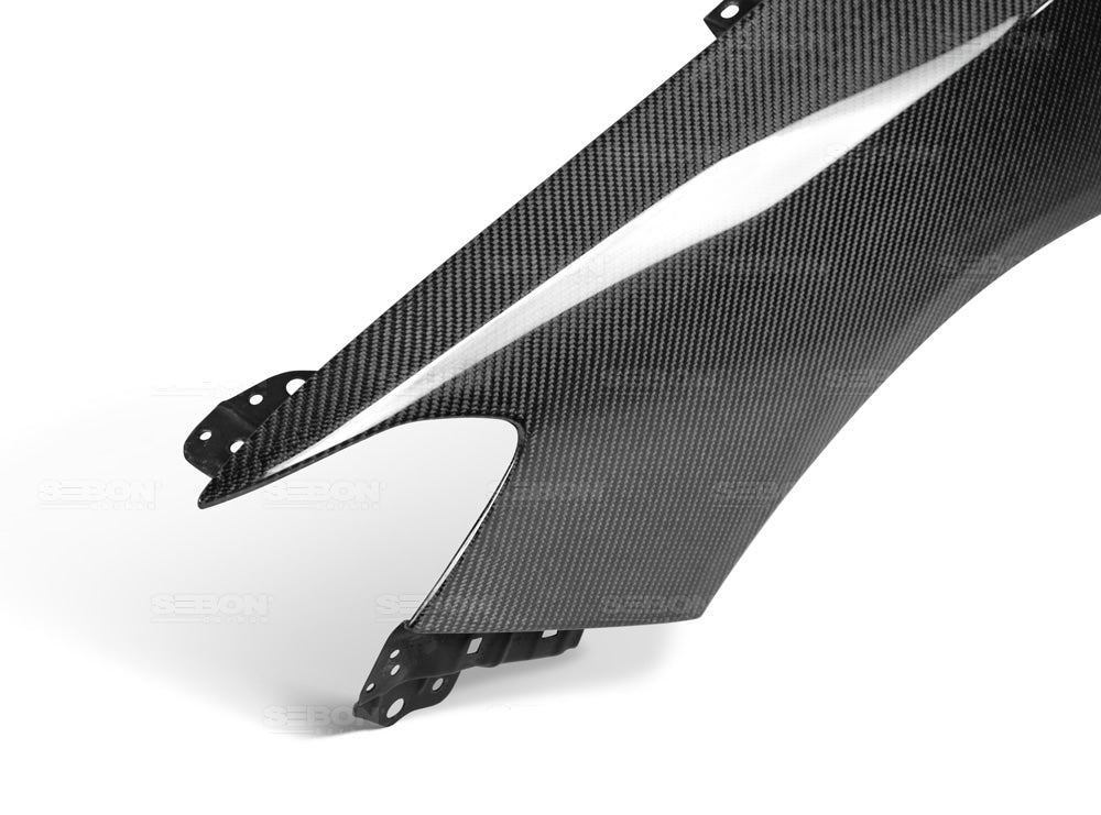 Seibon OEM Style Carbon Fiber Fenders 2015-2021 WRX/STI - Image 4