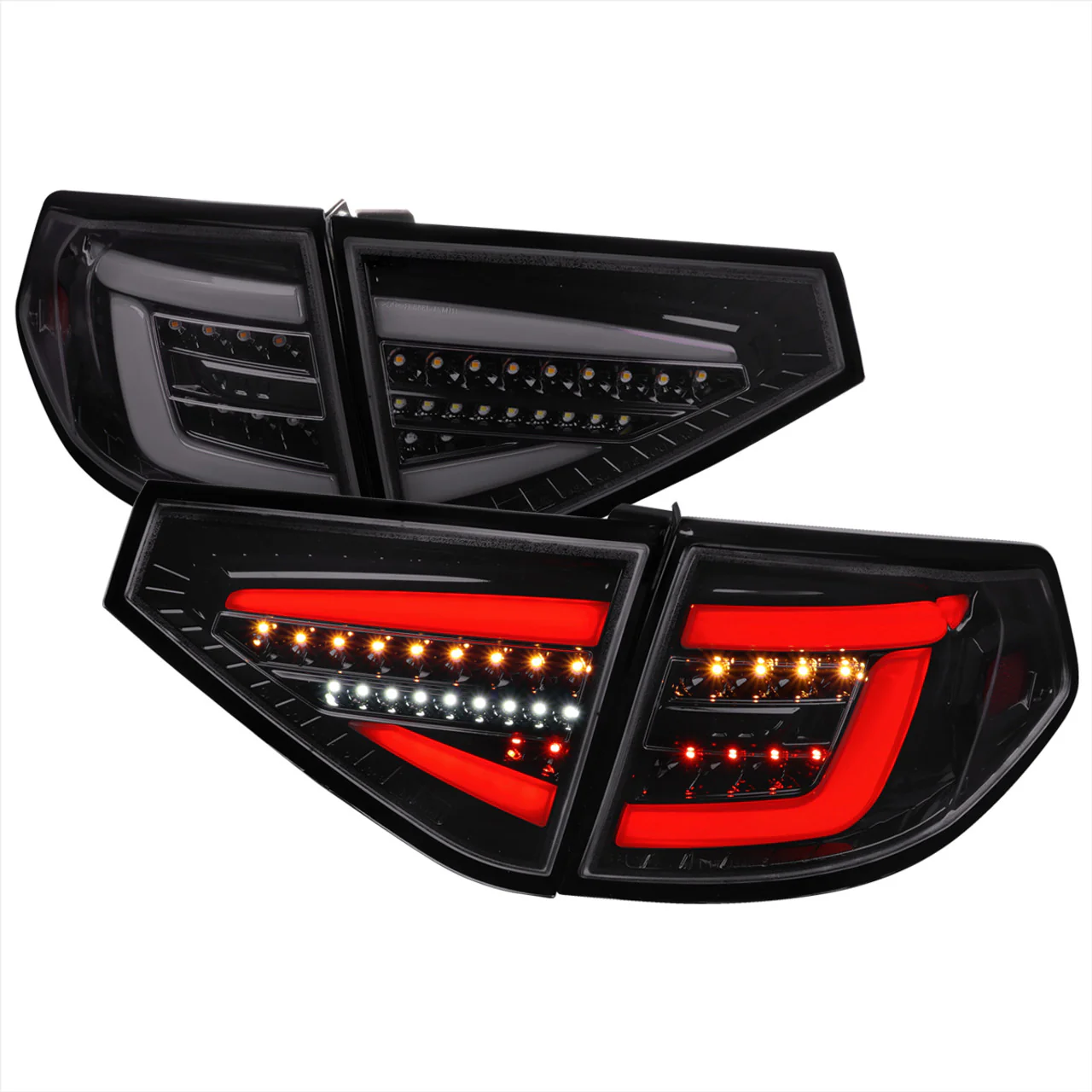 Spec-D Sequential LED Tail Lights 2008-2014 WRX/STI Hatchback - Image 3