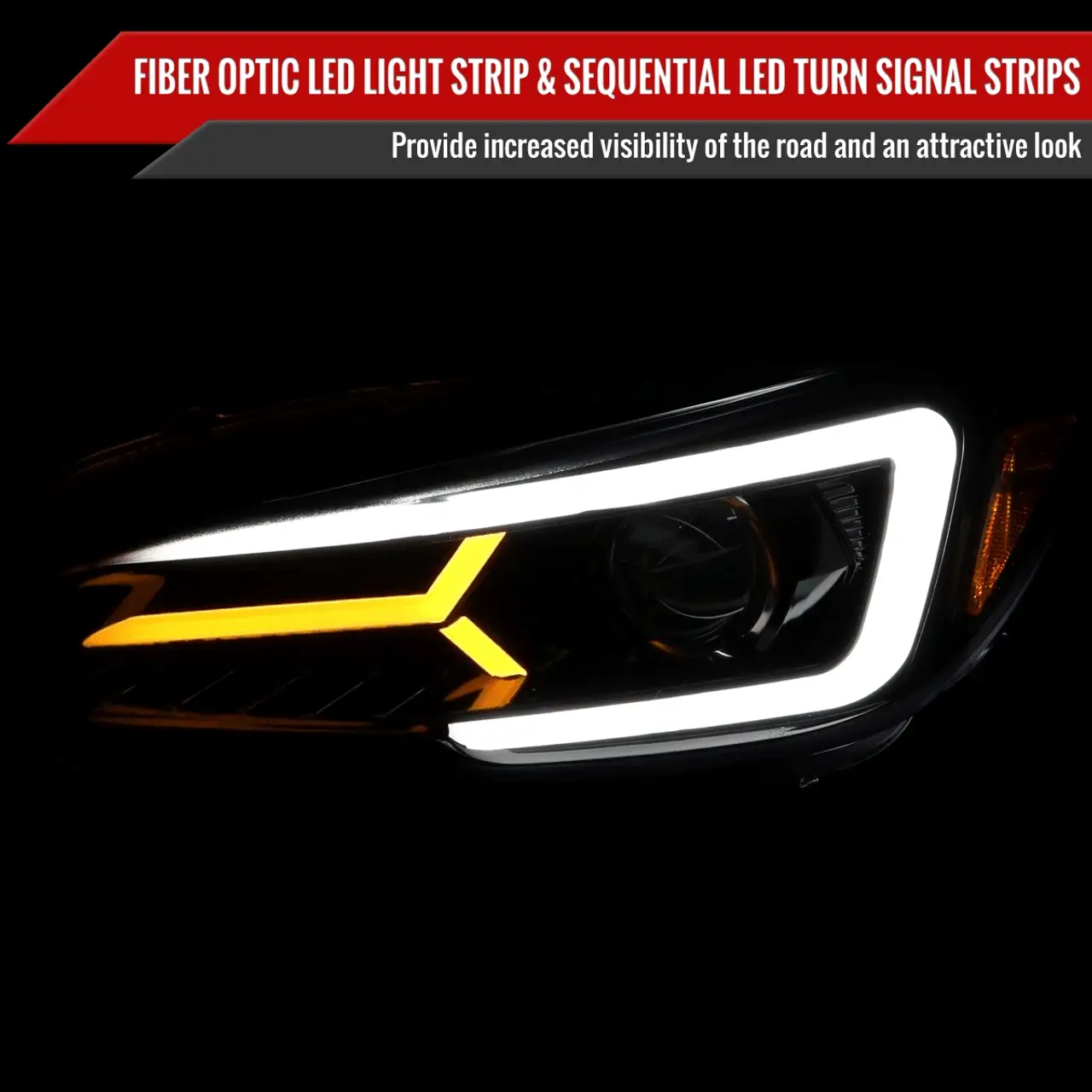 Spec-D Tuning Sequential LED Headlights 2015-2021 WRX/STI - Image 5