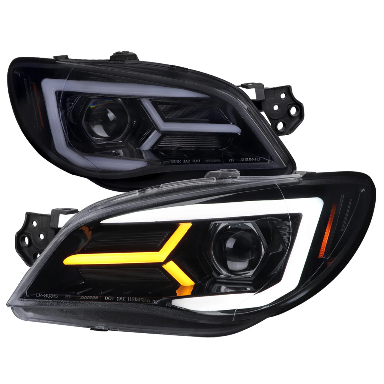 Spec-D Tuning V2 Sequential LED Headlights 2006-2007 WRX/STI - Image 3