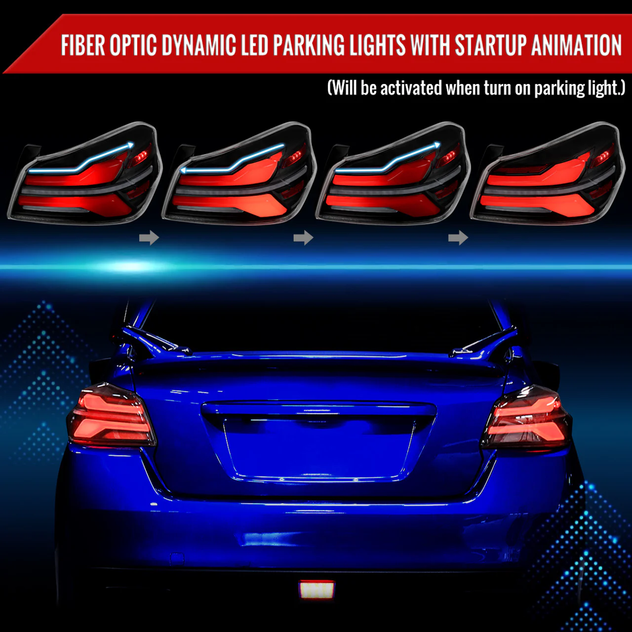 Spec-D V2 Sequential LED Tail Lights 2015-2021 WRX/STI - Image 7